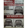 auto motor & sport Heft 7 / 2 April 1966 - Neue Vergleichs-Serie