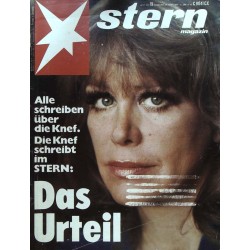 stern Heft Nr.19 / 30 April 1975 - Knef, das Urteil