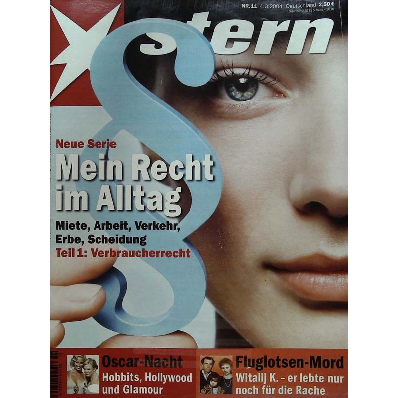 stern Heft Nr.11 / 4 März 2004 - Teil 1. Verbraucherrecht