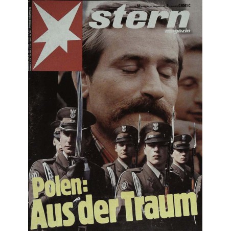 stern Heft Nr.52 / 17 Dezember 1981 - Polen, aus der Traum