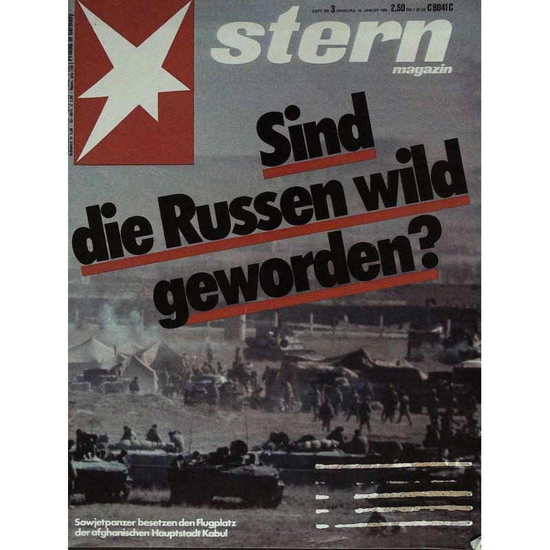 stern Heft Nr.3 / 10 Januar 1980 - Sind die Russen wild geworden?