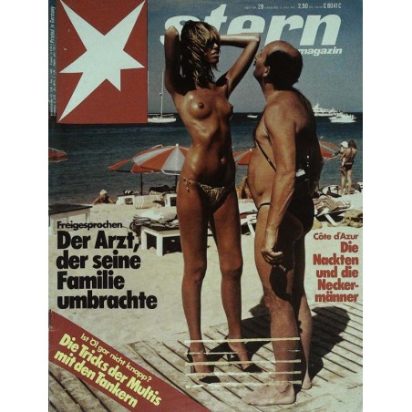 stern Heft Nr.28 / 5 Juli 1979 - Cote d´Azur