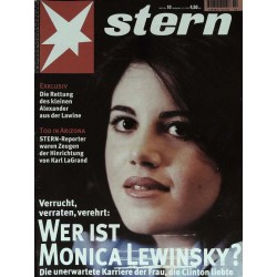 stern Heft Nr.10 / 4 März 1999 - Wer ist Monica Lewinsky?