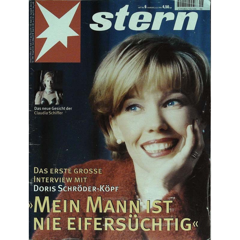 stern Heft Nr.6 / 4 Februar 1999 - Doris Schröder-Köpf