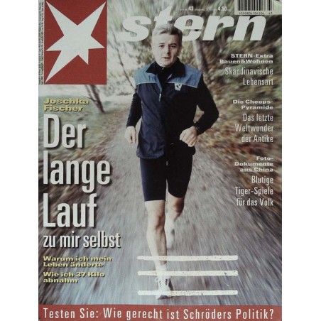 stern Heft Nr.43 / 21 Oktober 1999 - Joschka Fischer