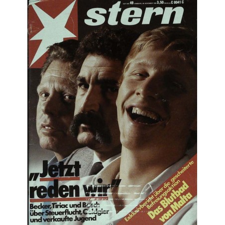 stern Heft Nr.49 / 28 November 1985 - Jetzt reden wir