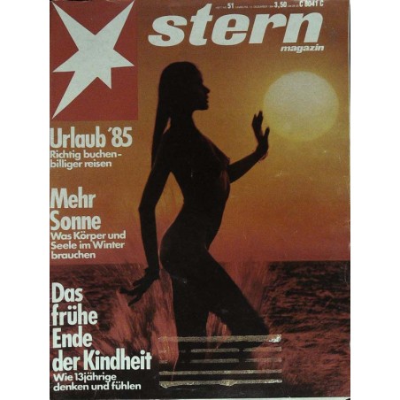 stern Heft Nr.51 / 13 Dezember 1984 - Urlaub 1985