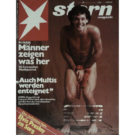 stern Heft Nr.38 / 22 September 1977 - Männer zeigen was her