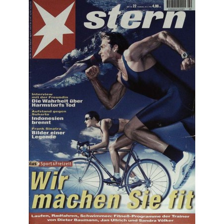 stern Heft Nr.22 / 20 Mai 1998 - Wie machen Sie fit
