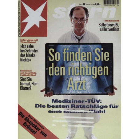 stern Heft Nr.26 / 18 Juni 1998 - So finden Sie den richtigen Arzt