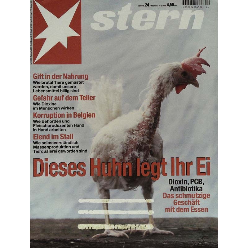 stern Heft Nr.24 / 10 Juni 1999 - Dieses Huhn legt ihr Ei