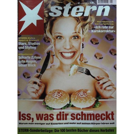 stern Heft Nr.42 / 14 Oktober 1999 - Iss, was dir schmeckt