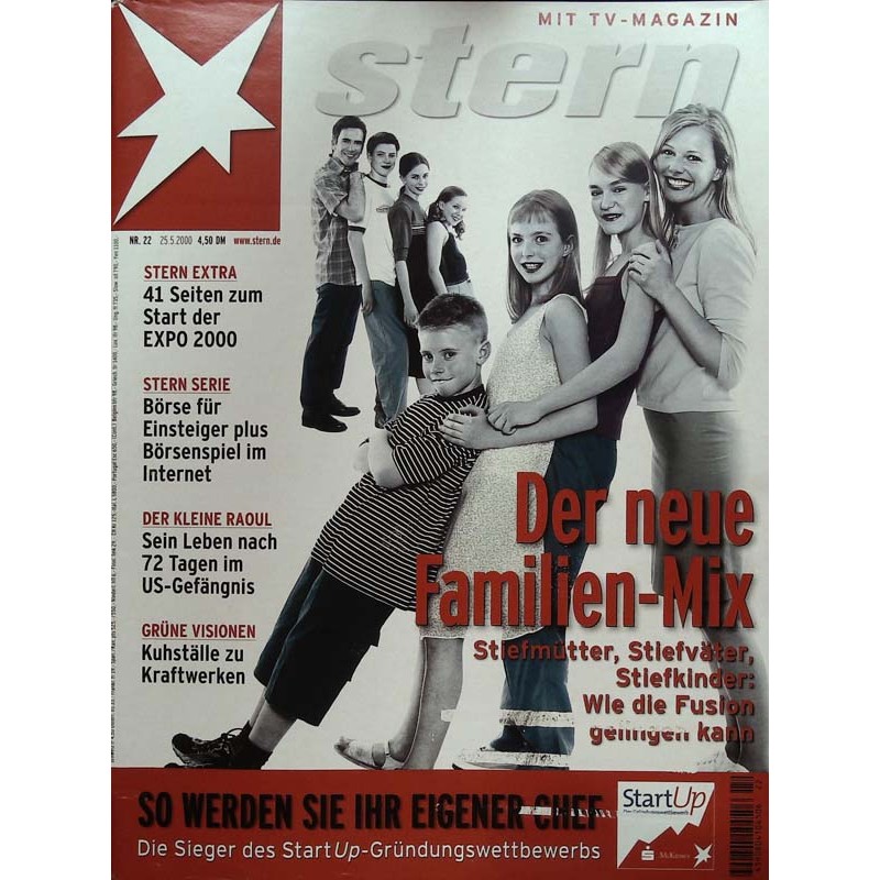 stern Heft Nr.22 / 25 Mai 2000 - Der neue Familien-Mix
