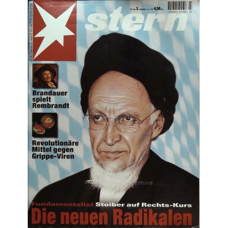 stern Heft Nr.3 / 14 Januar 1999 - Die neuen Radikalen