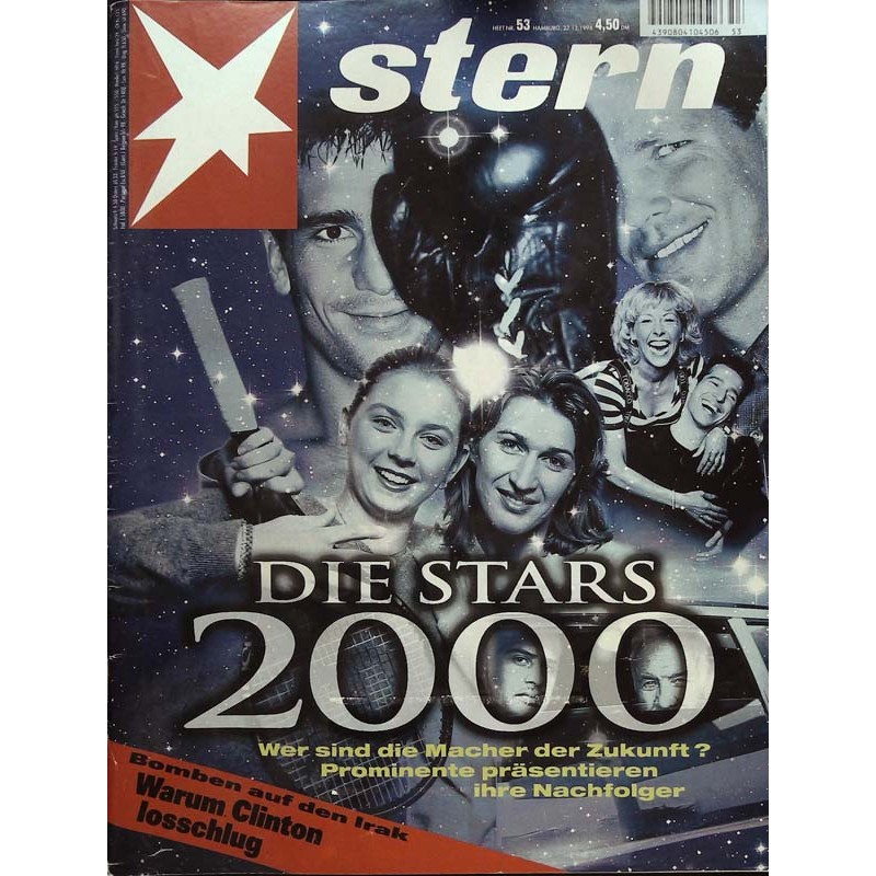stern Heft Nr.53 / 22 Dezember 1998 - Die Stars 2000