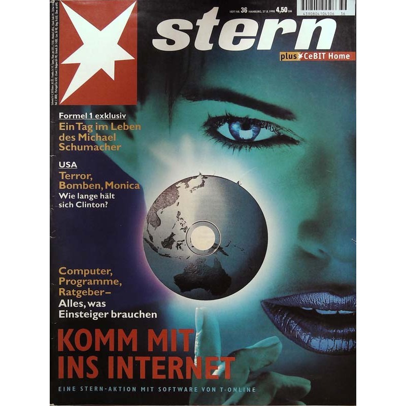 stern Heft Nr.36 / 27 August 1998 - Komm mit ins Internet