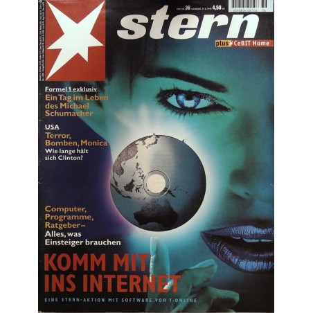 stern Heft Nr.36 / 27 August 1998 - Komm mit ins Internet