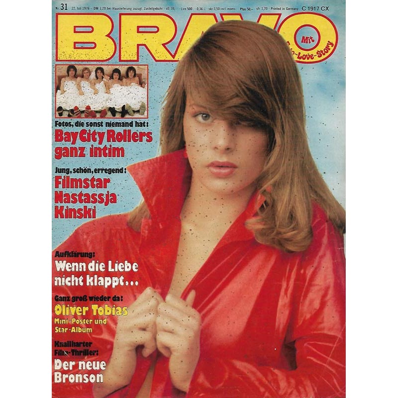 BRAVO Nr.31 / 22 Juli 1976 - Filmstar Nastassja Kinski