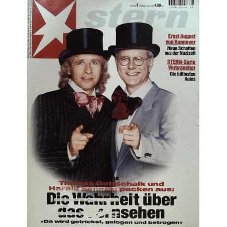 stern Heft Nr.8 / 18 Februar 1999 - Die Wahrheit / Fernsehen