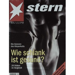 stern Heft Nr.20 / 10 Mai 2001 - Wie schlank ist gesund?