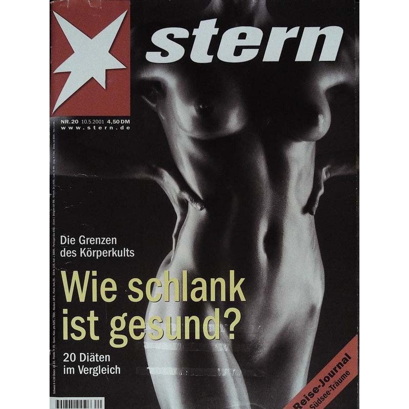 stern Heft Nr.20 / 10 Mai 2001 - Wie schlank ist gesund?