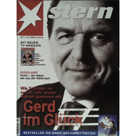 stern Heft Nr.2 / 5 Januar 2000 - Gerd im Glück