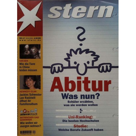 stern Heft Nr.17 / 19 April 2001 - Abitur, was nun?