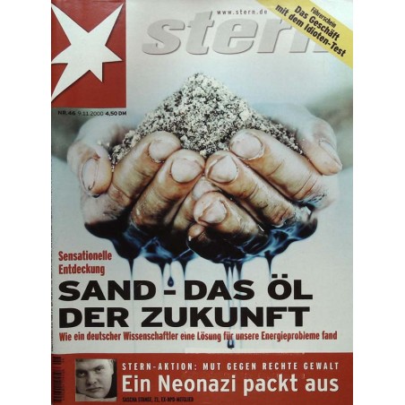 stern Heft Nr.46 / 9 November 2000 - Sand, das Öl der Zukunft