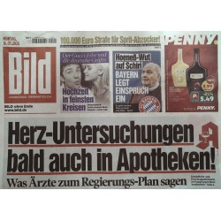 Bild Zeitung Montag, 16 März 2026 - Herz-Untersuchungen
