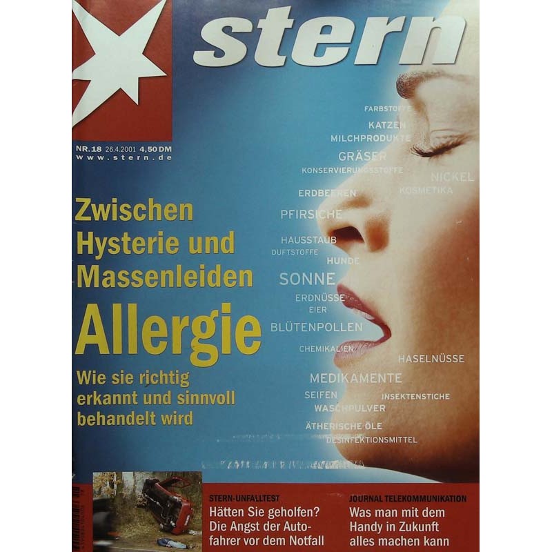 stern Heft Nr.18 / 26 April 2001 - Allergie