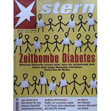 stern Heft Nr.15 / 5 April 2001 - Zeitbombe Diabetes