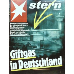 stern Heft Nr.34 / 19 August 1982 - Giftgas in Deutschland