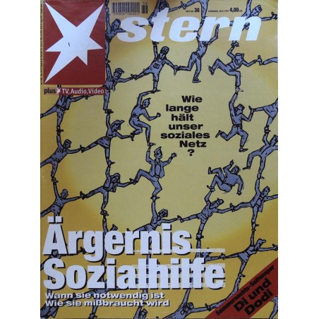 stern Heft Nr.36 / 28 August 1997 - Ärgernis Sozialhilfe