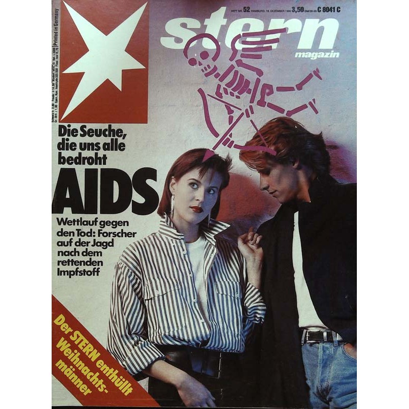 stern Heft Nr.52 / 18 Dezember 1986 - Die Seuche Aids