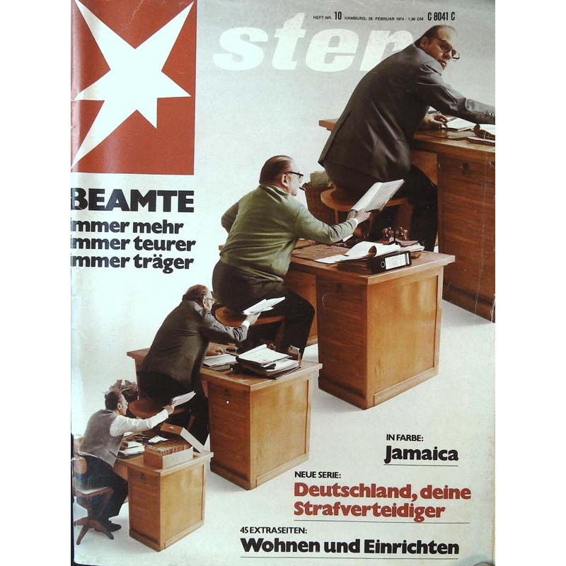 stern Heft Nr.10 / 28 Februar 1974 - Beamte