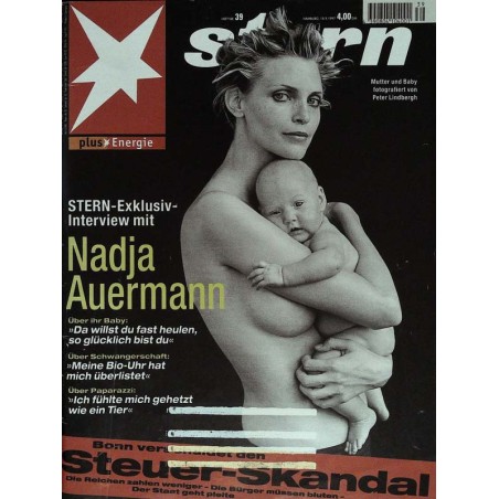 stern Heft Nr.39 / 18 September 1997 - Nadja Auermann