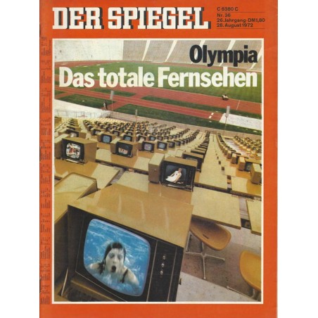 Der Spiegel Nr.36 / 28 August 1972 - Das totale Fernsehen