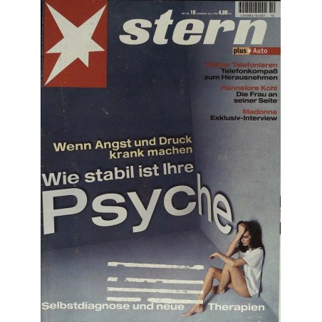 stern Heft Nr.10 / 26 Februar 1998 - Wie stabil ist ihre Psyche?