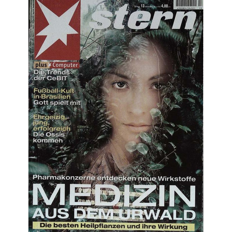 stern Heft Nr.13 / 19 März 1998 - Medizin aus dem Urwald