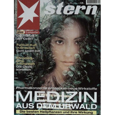 stern Heft Nr.13 / 19 März 1998 - Medizin aus dem Urwald
