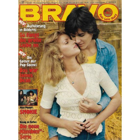 BRAVO Nr.37 / 2 September 1976 - So fängt die große Liebe an