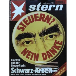stern Heft Nr.24 / 5 Juni 1997 - Steuern? Nein danke