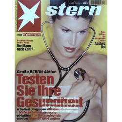 stern Heft Nr.29 / 10 Juli 1997 - Testen Sie ihre Gesundheit