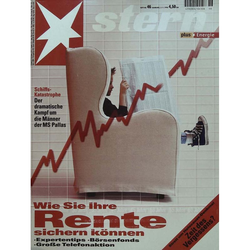 stern Heft Nr.46 / 5 November 1998 - Ihre Rente sichern