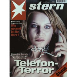 stern Heft Nr.47 / 12 November 1998 - Telefon-Terror