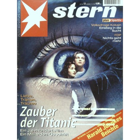 stern Heft Nr.12 / 12 März 1998 - Zauber der Titanic