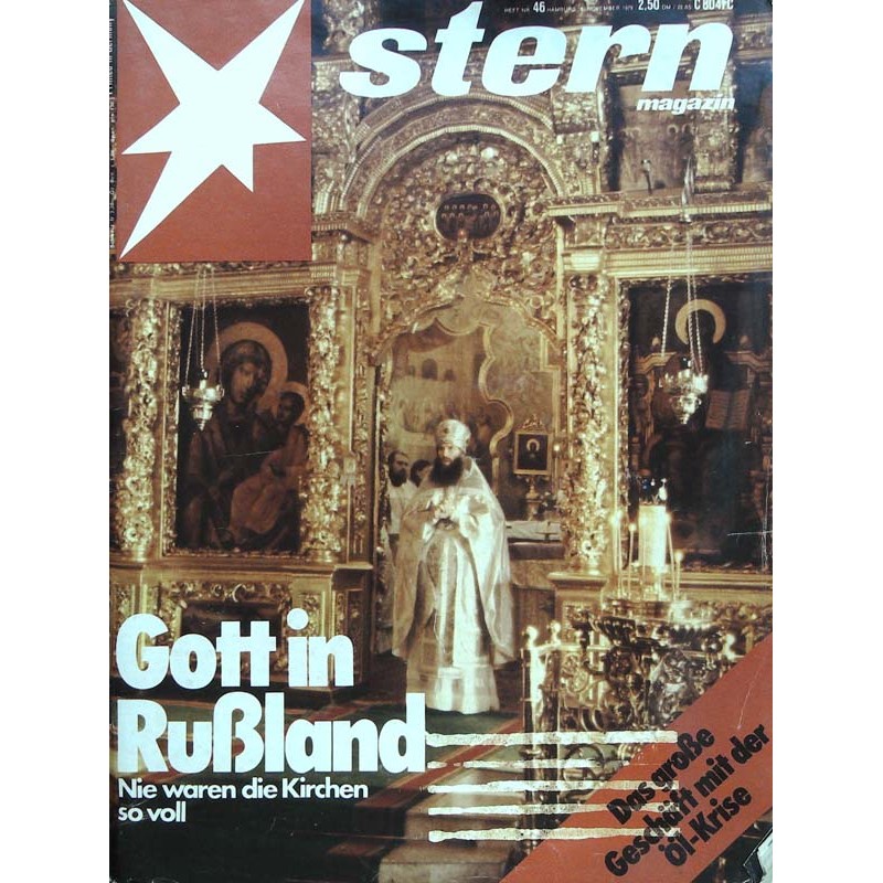 stern Heft Nr.46 / 8 November 1979 - Gott in Russland