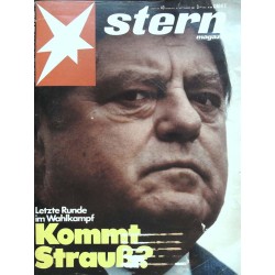 stern Heft Nr.40 / 25 September 1980 - Kommt Strauß?