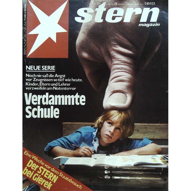 stern Heft Nr.24 / 3 Juni 1976 - Verdammte Schule