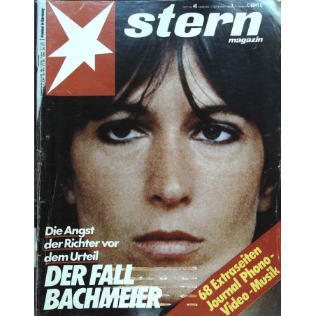 stern Heft Nr.46 / 11 November 1982 - Der Fall Bachmeier